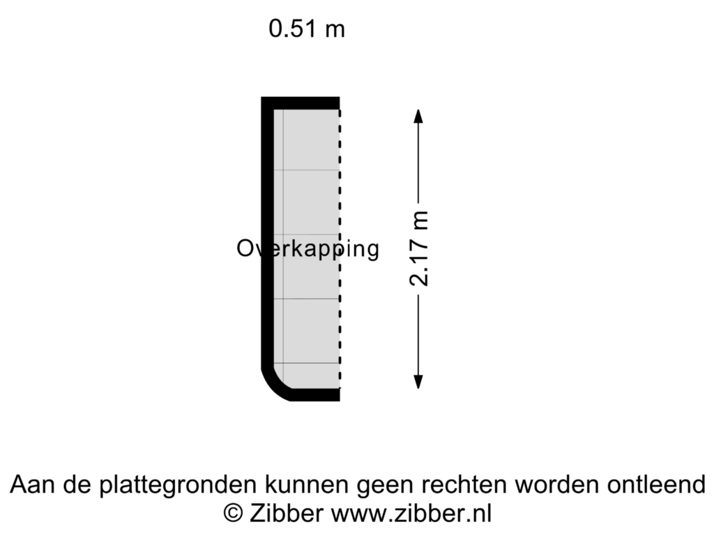 Bekijk plattegrond van Overkapping van Overtoom 20