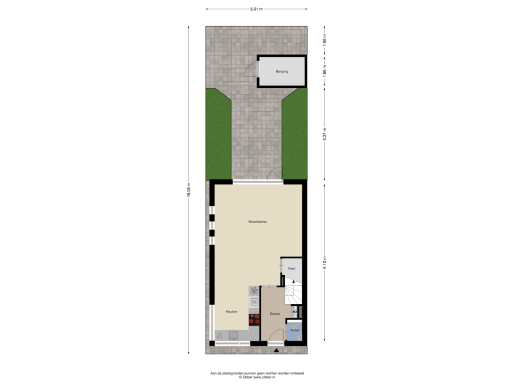 Bekijk plattegrond van Begane grond Tuin van Methorstheem 49