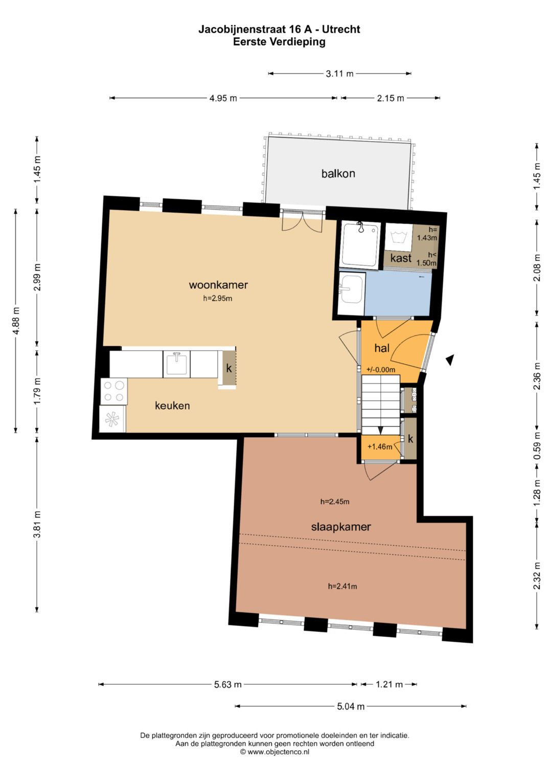 Foto 28 van Jacobijnenstraat 16-A