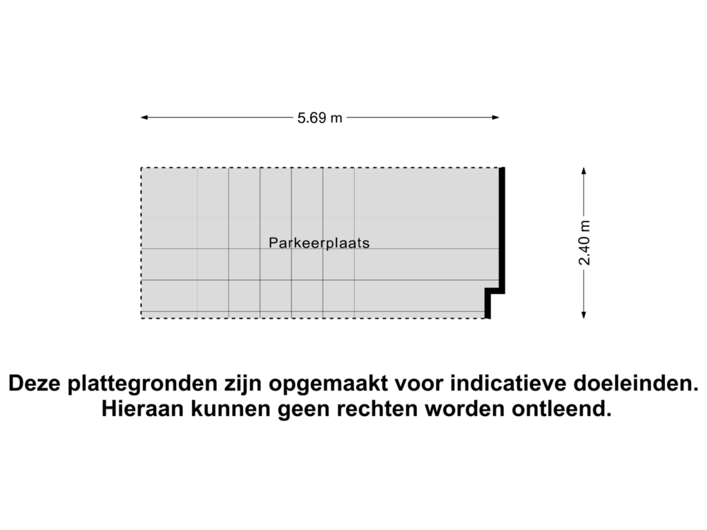 View floorplan of Parkeerplaats of Oranjebloesem 50