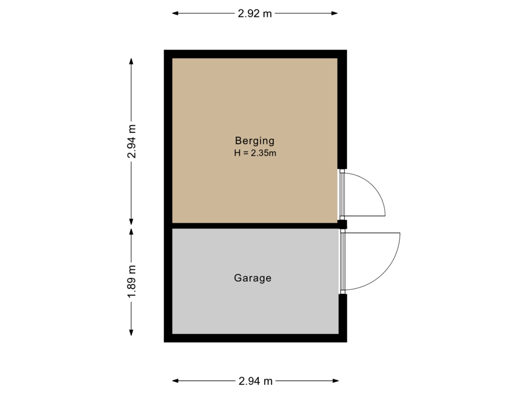 Bekijk plattegrond van Berging van Liemers 11