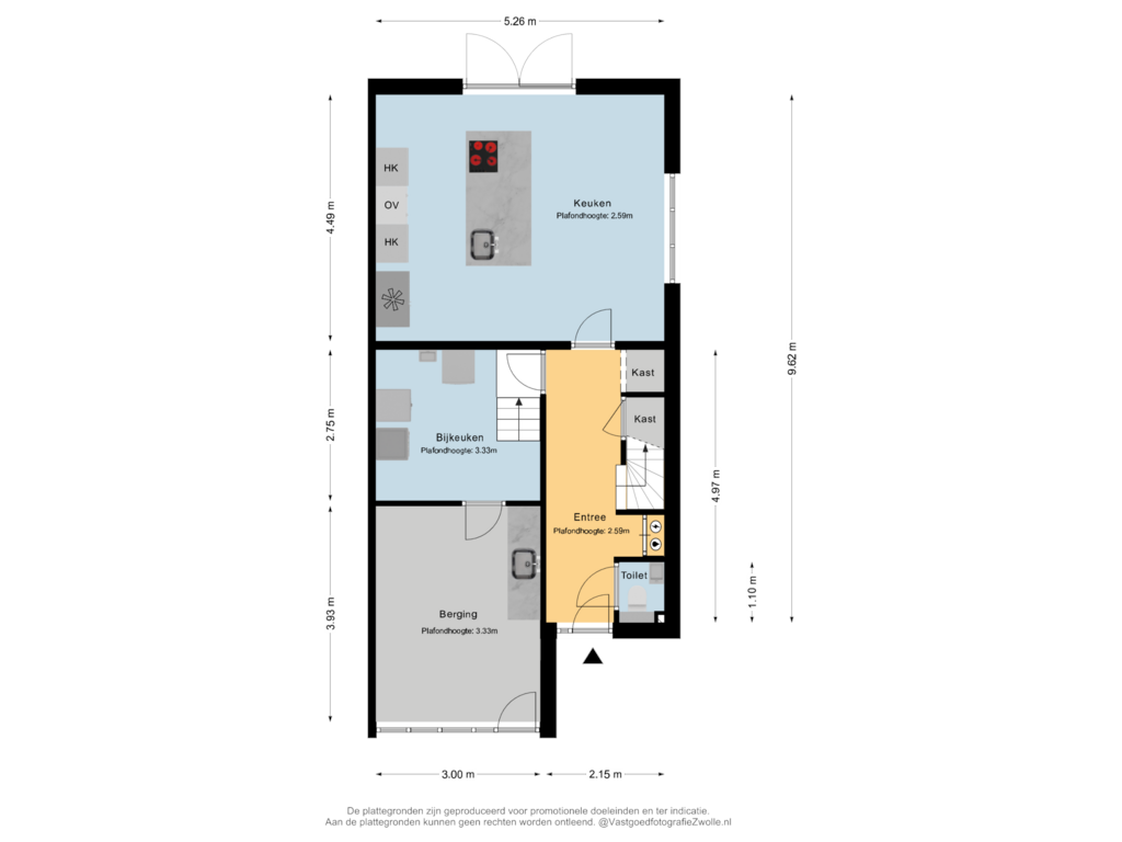 Bekijk plattegrond van Begane grond van Bredebeek 20