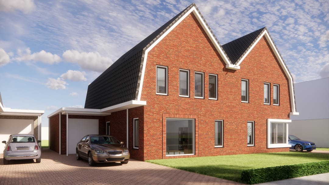 Foto 1 van 2-onder-1 kap (Bouwnr. 5)