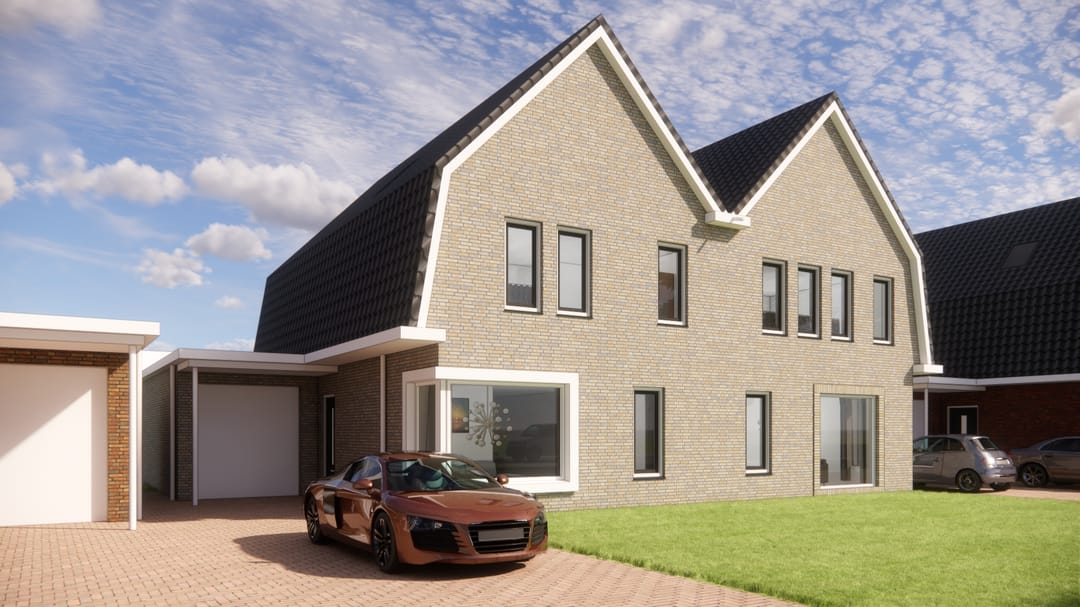 Foto 1 van 2-onder-1 kap (Bouwnr. 3)