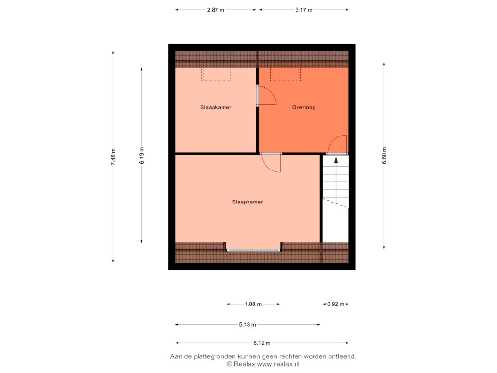 Bekijk plattegrond van Verdieping 1 van Prins Hendrikstraat 26