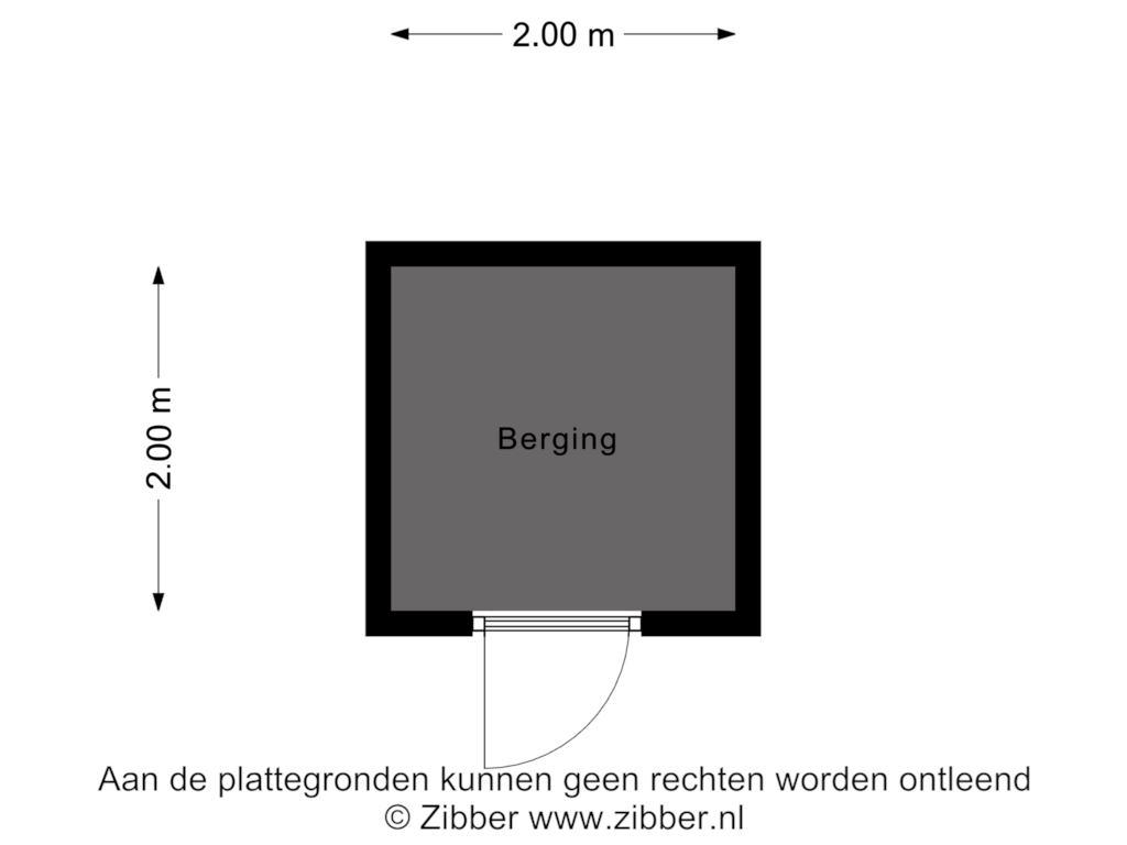 Bekijk plattegrond van Berging van Kuiltjesweg 44-216