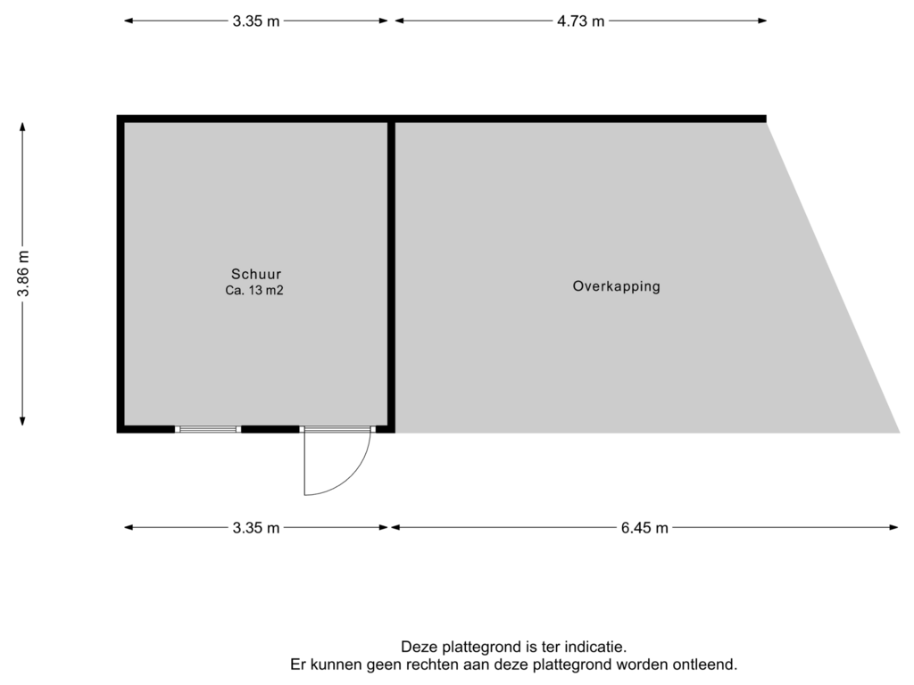 Bekijk plattegrond van Berging van Hoefslag 14