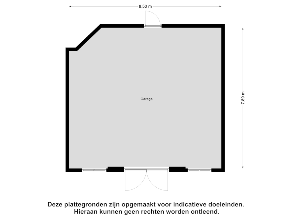 Bekijk plattegrond van Garage van Berkelkade 14-1