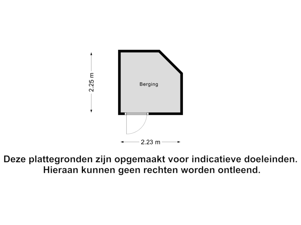 Bekijk plattegrond van Berging van Berkelkade 14-1