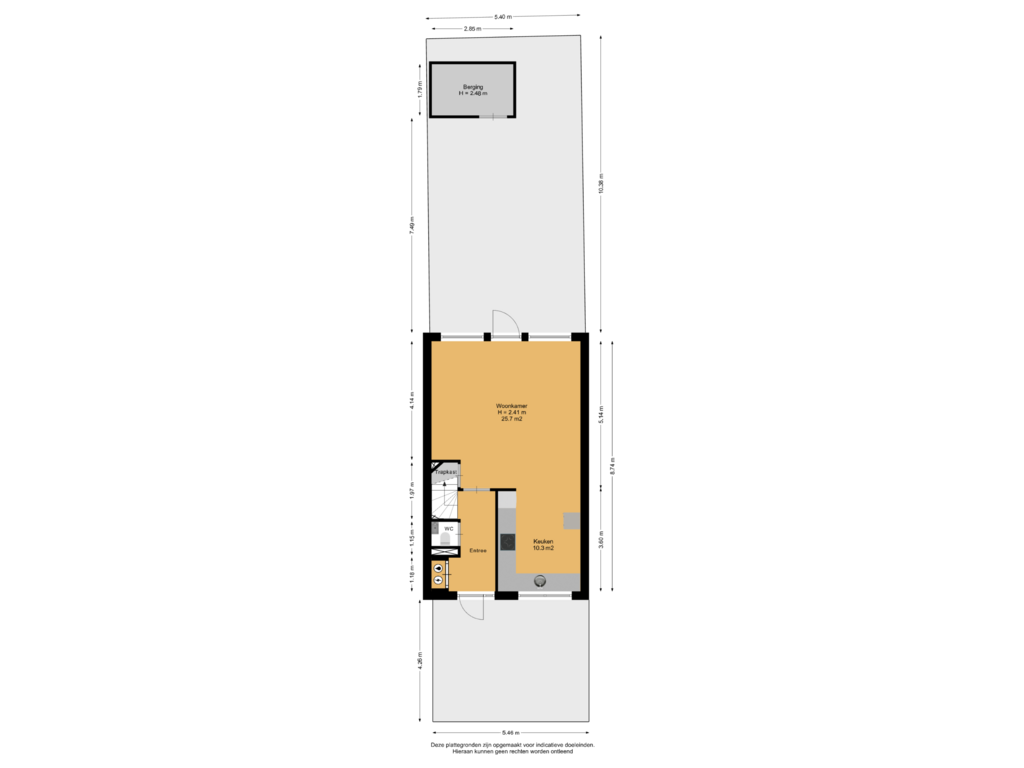 Bekijk plattegrond van Begane Grond Met Kavel van Natuursteenlaan 39