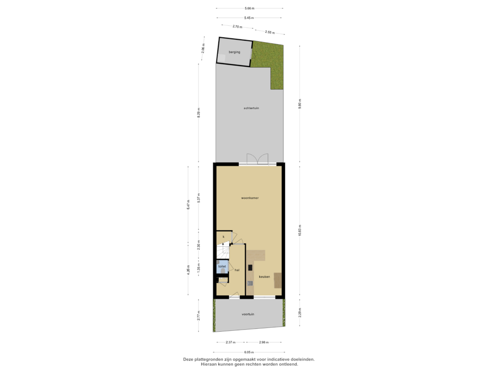 Bekijk plattegrond van Overzicht woning van Ansinghstraat 44