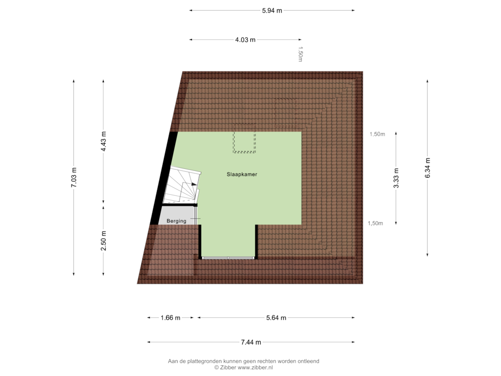 Bekijk plattegrond van Tweede Verdieping van Sumatralaan 1-2