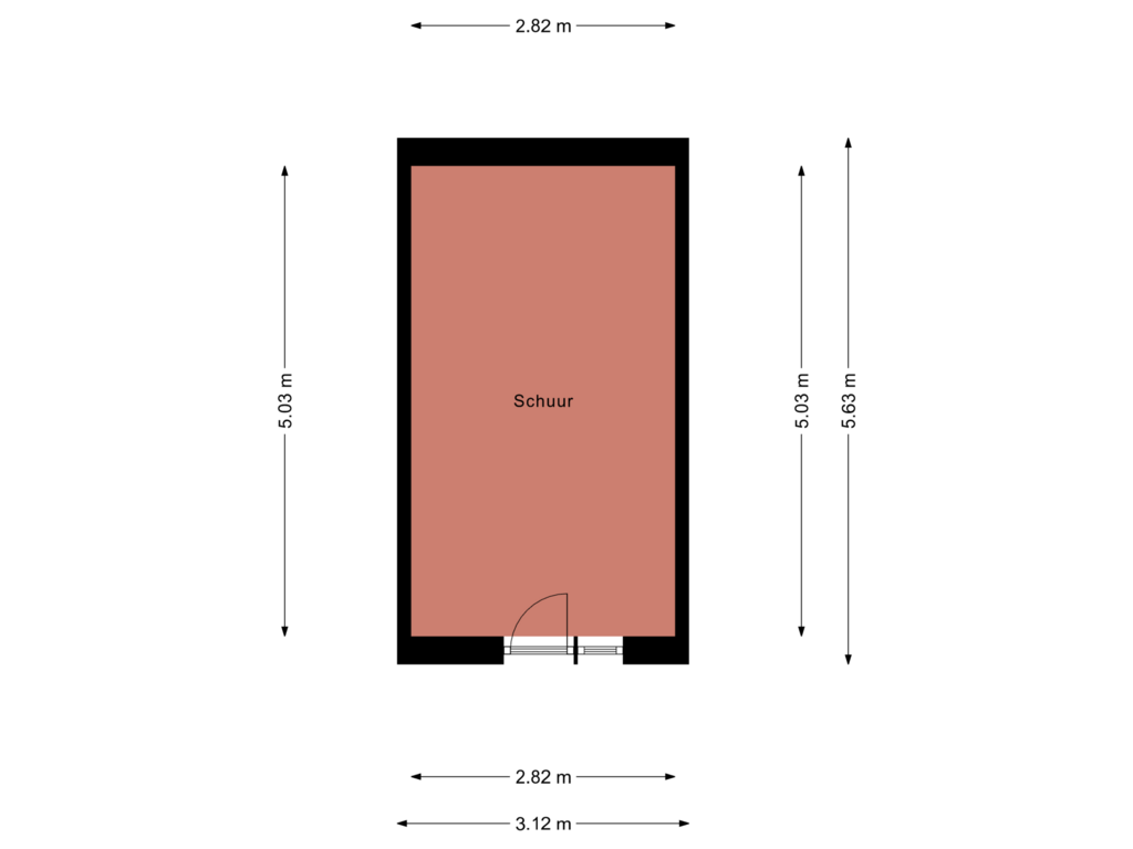 Bekijk plattegrond van Schuur van Voeghoutenstraat 242