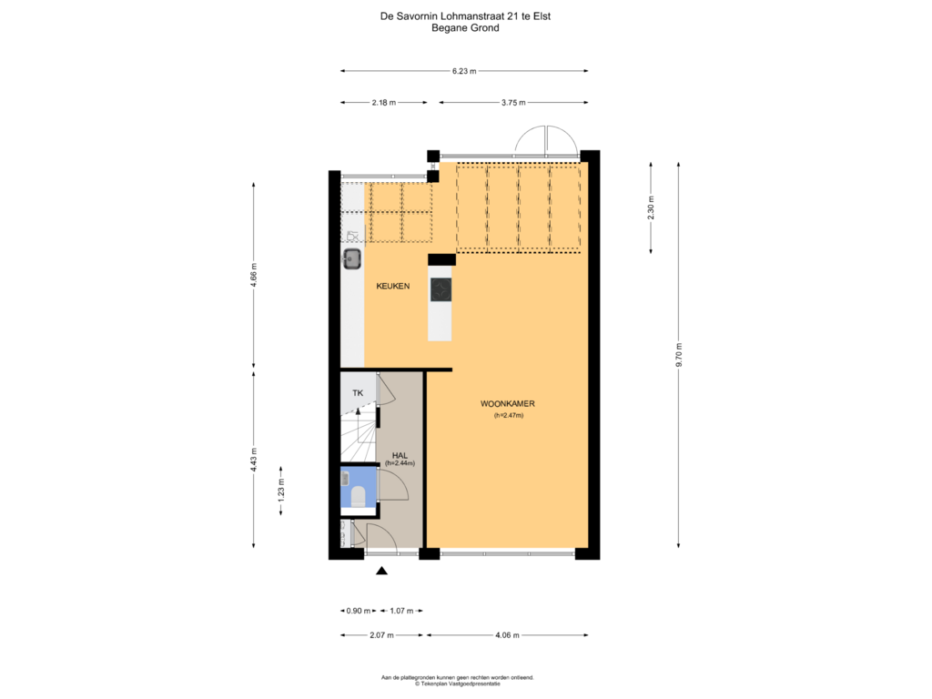 Bekijk plattegrond van Begane Grond van De Savornin Lohmanstraat 21