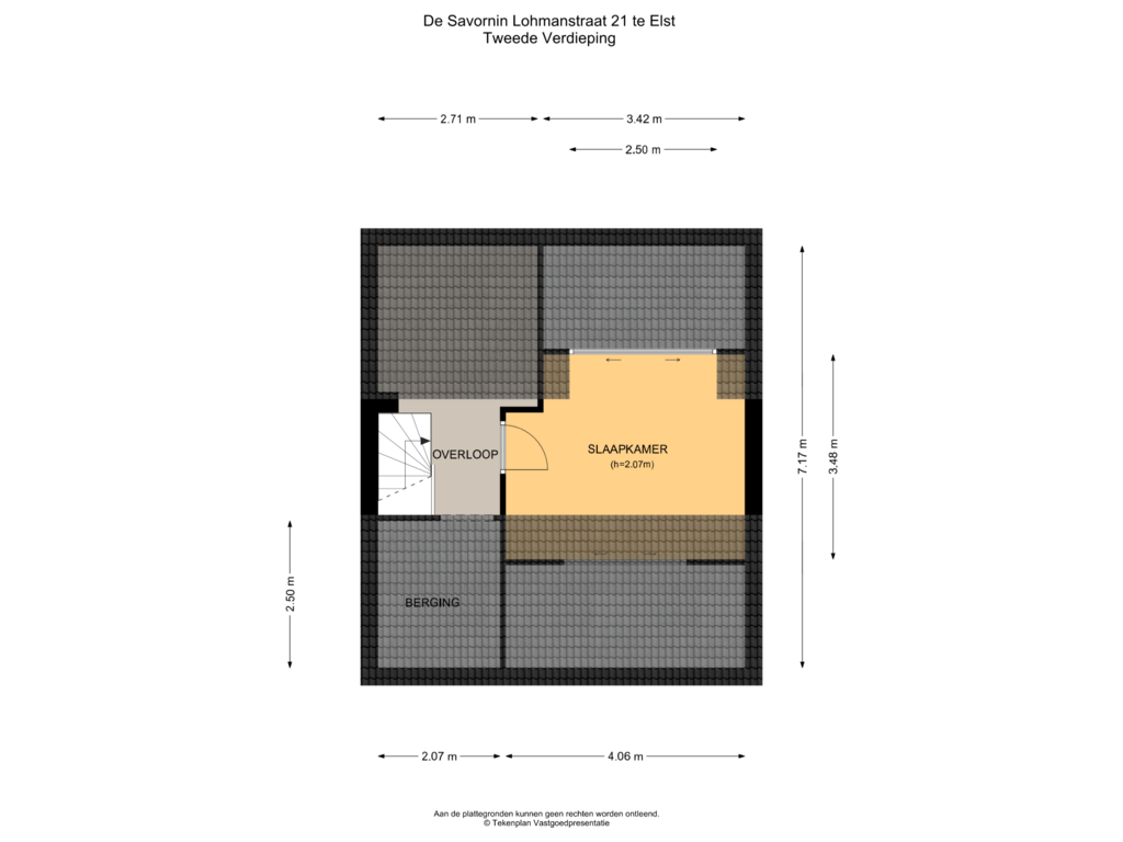 Bekijk plattegrond van Tweede Verdieping van De Savornin Lohmanstraat 21