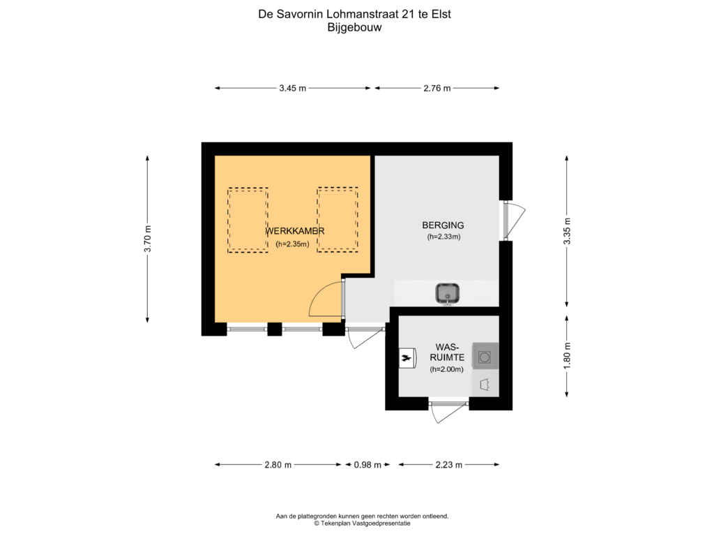 Bekijk plattegrond van Bijgebouw van De Savornin Lohmanstraat 21