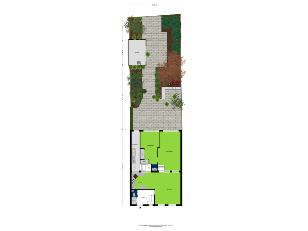 View floorplan of Begane Grond_Tuin of Grote Kerkstraat 16