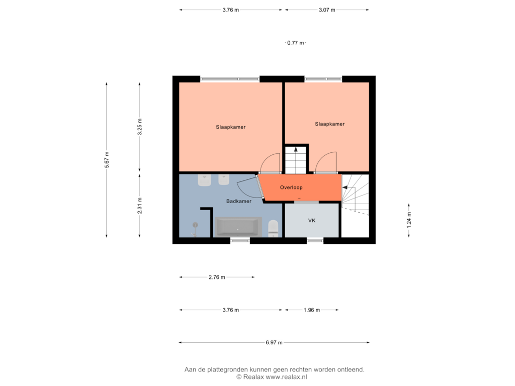 Bekijk plattegrond van Verdieping 1 van Mr. van Sonstraat 11