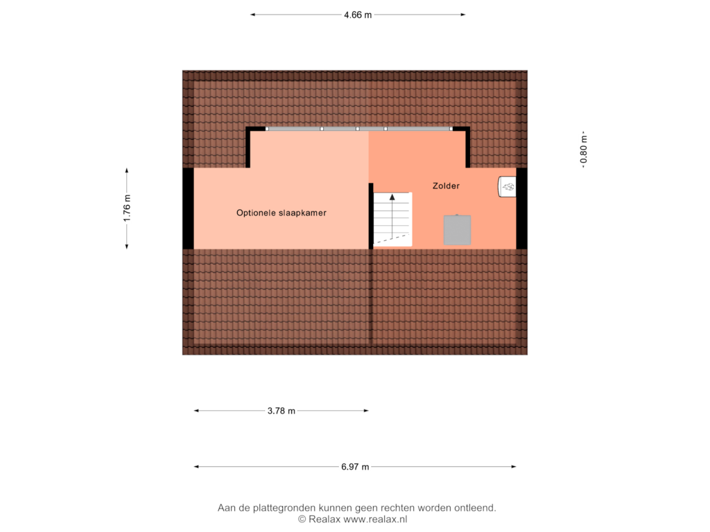 Bekijk plattegrond van Verdieping 2 van Mr. van Sonstraat 11