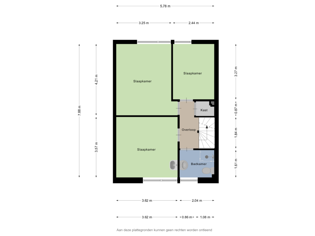 Bekijk plattegrond van Eerste verdieping van Lijsterbesgaard 37