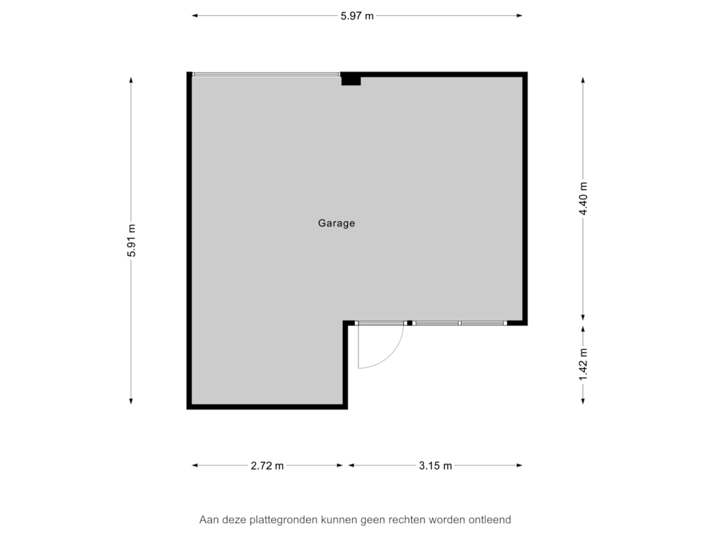 Bekijk plattegrond van Garage van Lijsterbesgaard 37