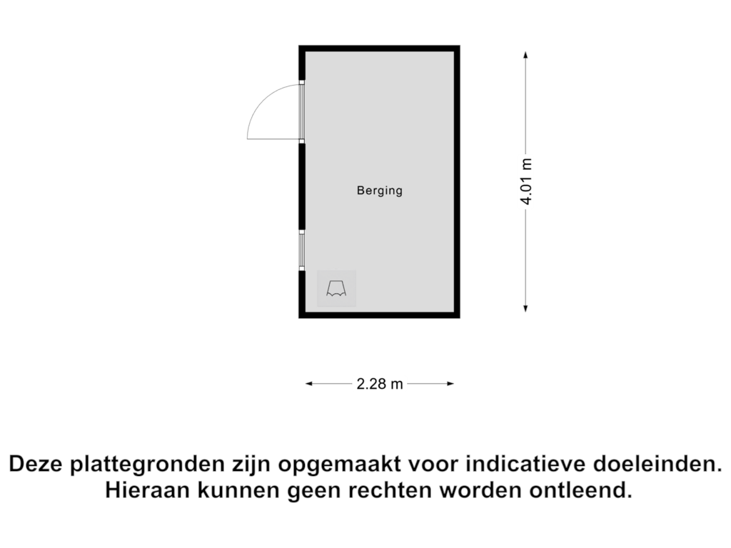 Bekijk plattegrond van Berging van Churchilllaan 22