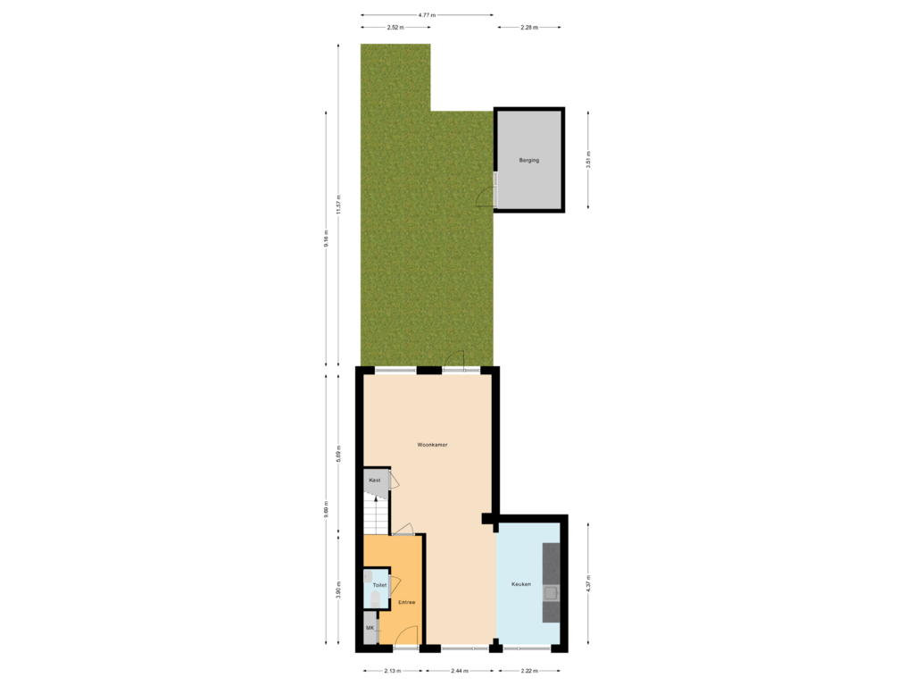 Bekijk plattegrond van Situatie van Brouwerij 28