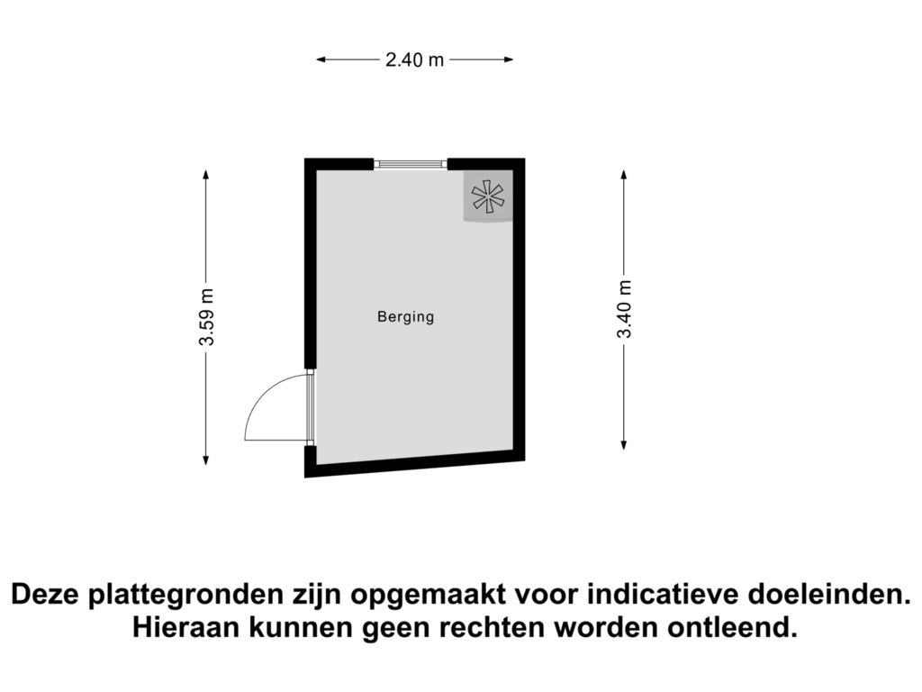 Bekijk plattegrond van Berging van Bolderik 8