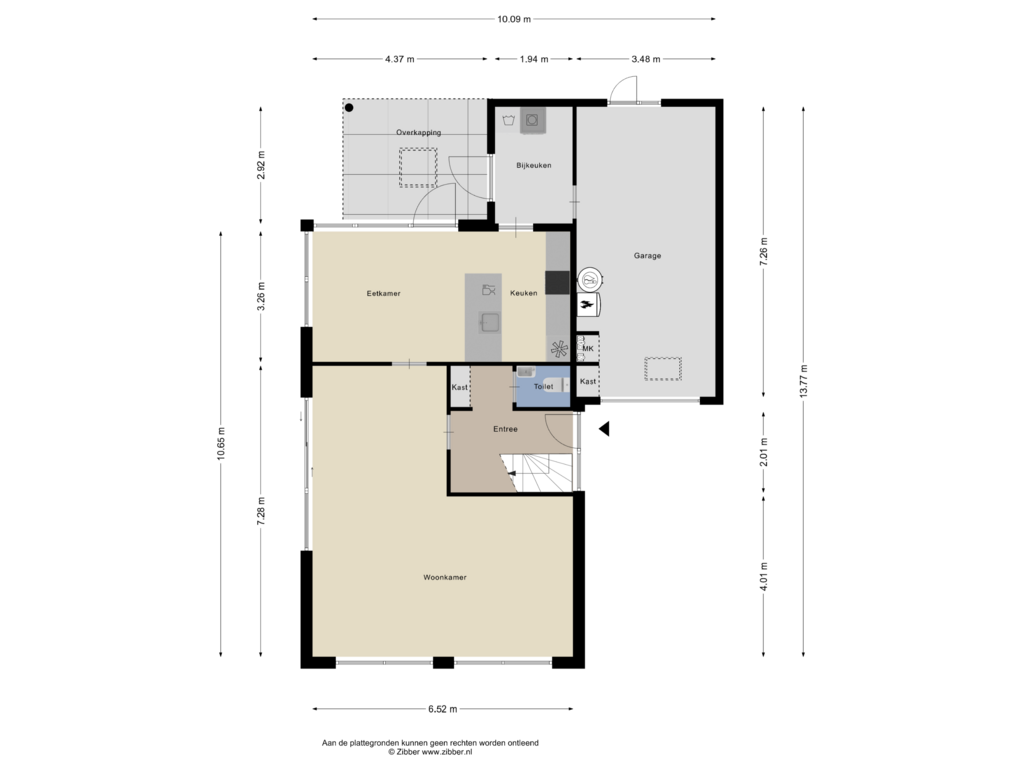 Bekijk plattegrond van Begane Grond van Schietwilgendreef 18