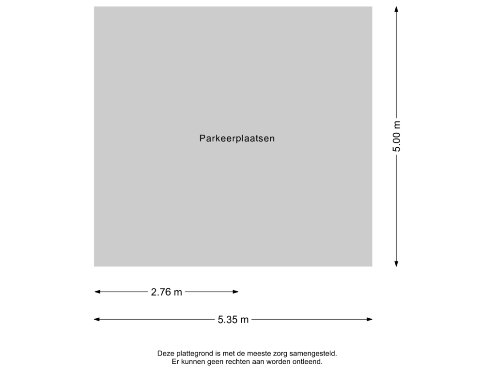 Bekijk plattegrond van Parkeerplaatsen van Koningin Astrid Boulevard 28-B