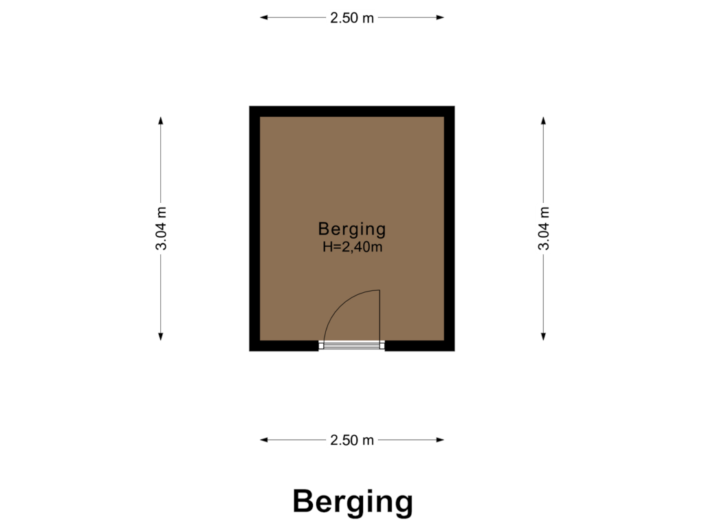 Bekijk plattegrond van Berging van Bellefroidlunet 41-A