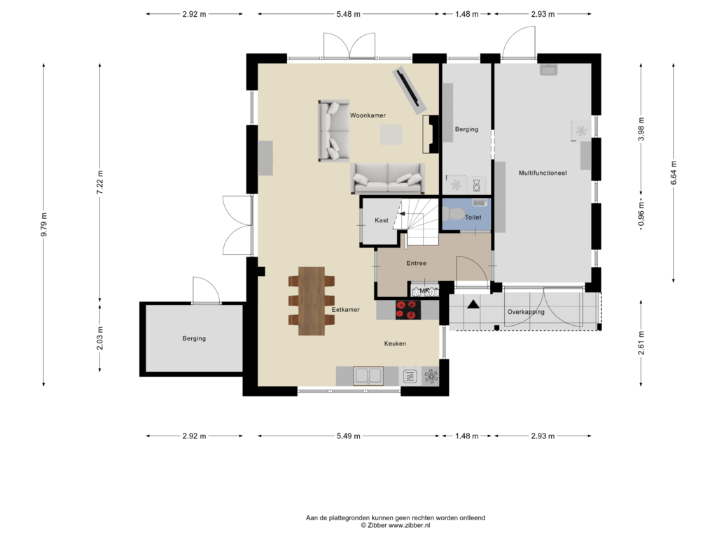 Bekijk plattegrond van Begane Grond van Stapelenlaan 11