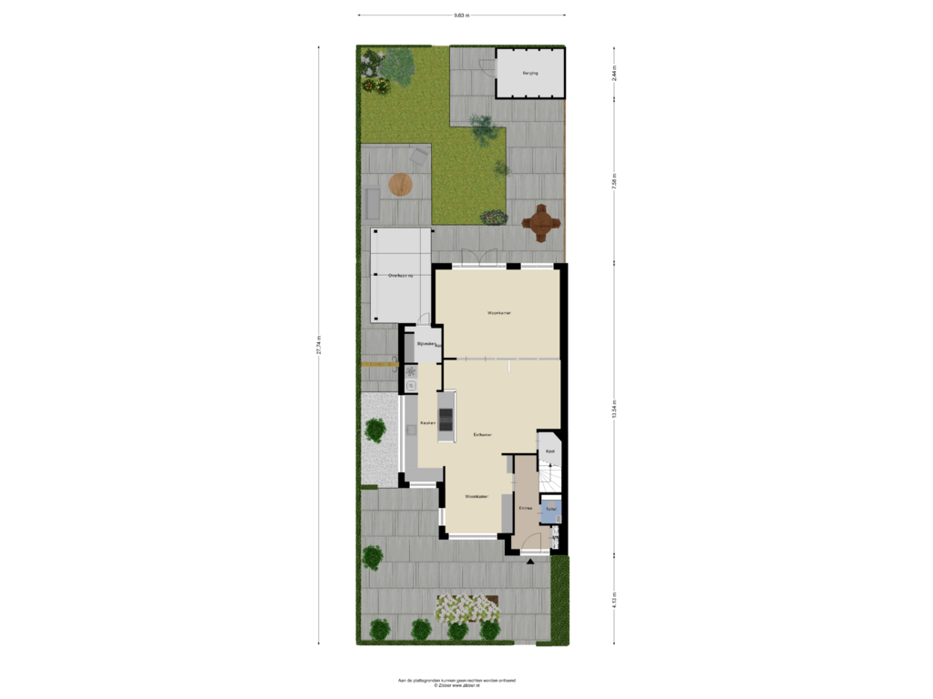 Bekijk plattegrond van Begane Grond _ Tuin van Burgemeester Pompe van Meerdervoortlaan 15