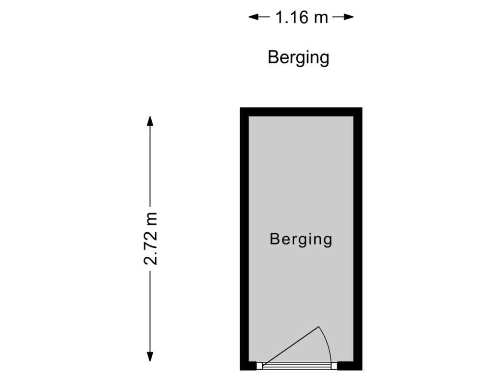 Bekijk plattegrond van Berging van Elisabeth Brugsmaweg 1-107