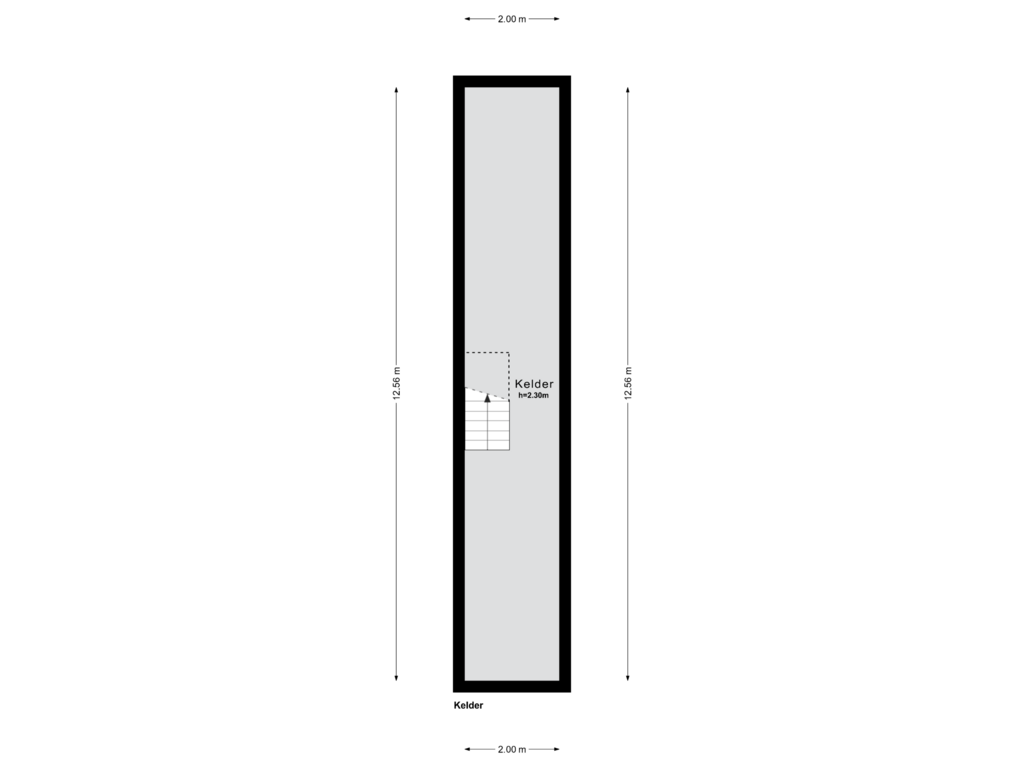 Bekijk plattegrond van Kelder van Titiaanstraat 42-H