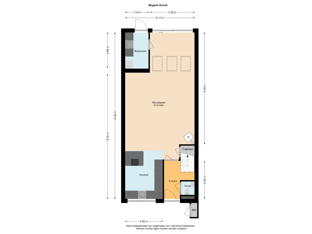 Bekijk plattegrond van Begane Grond van Beatrix van Schagenlaan 12