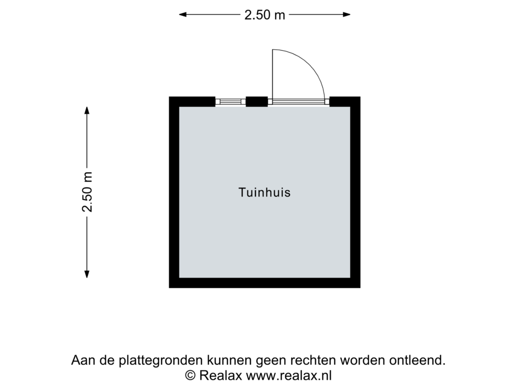 Bekijk plattegrond van Tuinhuis van Verdistraat 98