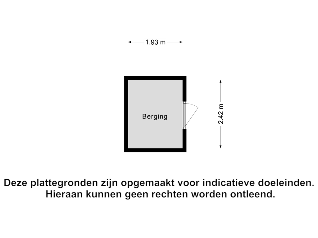 Bekijk plattegrond van Berging van Paukenlaan 105