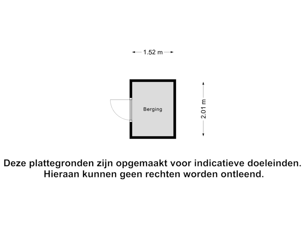 Bekijk plattegrond van Berging van Paukenlaan 87