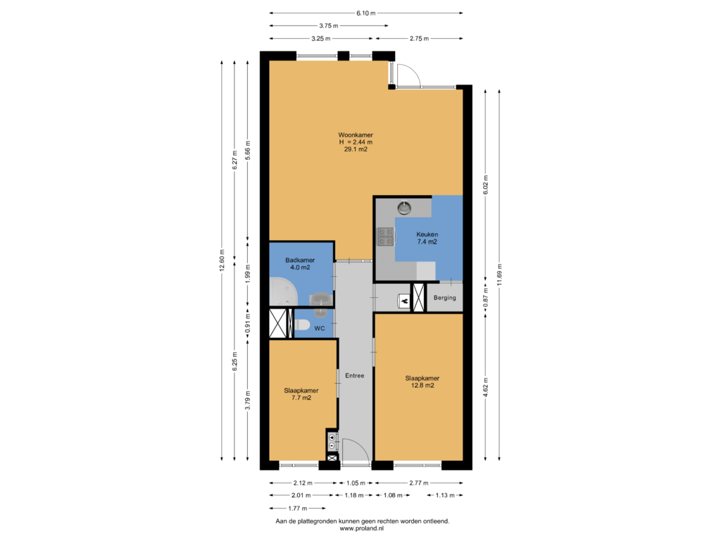 Bekijk plattegrond van Begane Grond van Dekamastraat 12