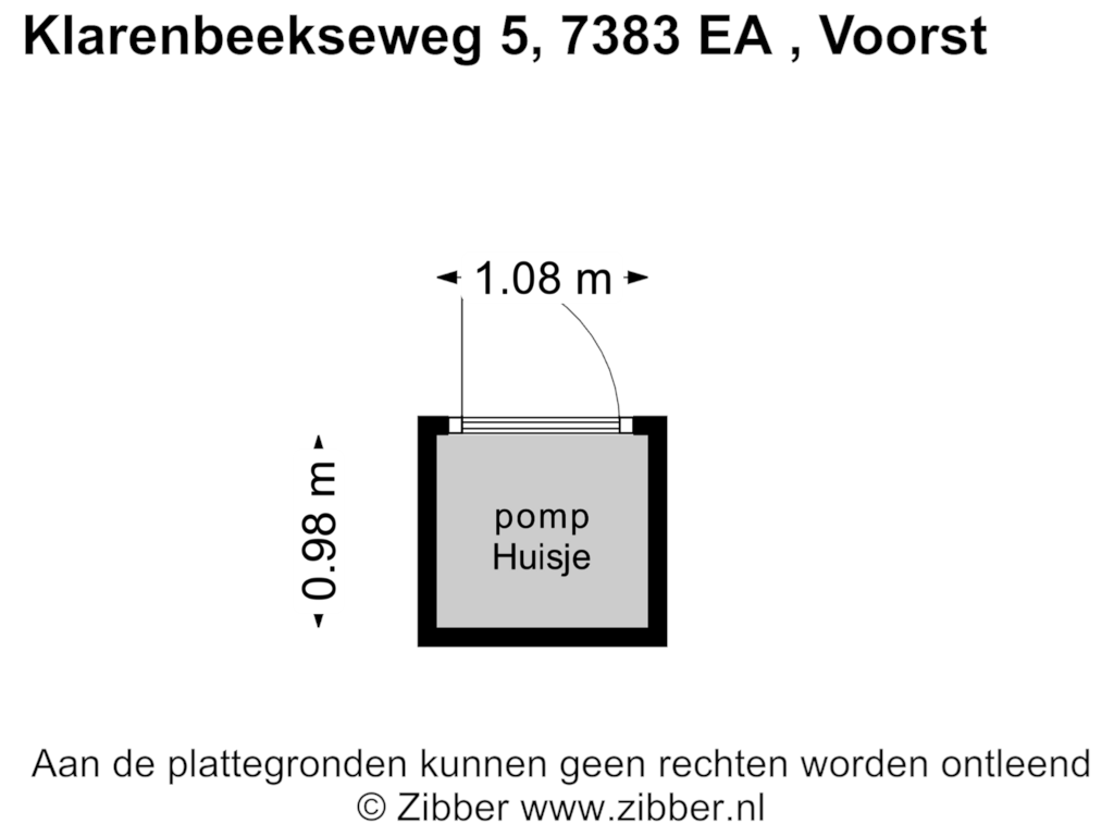 Bekijk plattegrond van Kast van Klarenbeekseweg 5