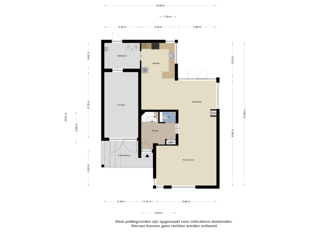 View floorplan of Begane Grond of Senecalaan 13