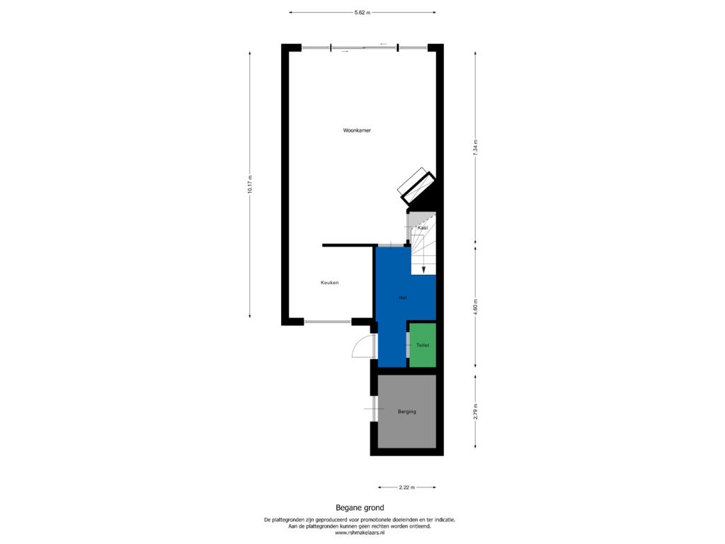 Bekijk plattegrond van First floor van Bouwmeestershoeve 18