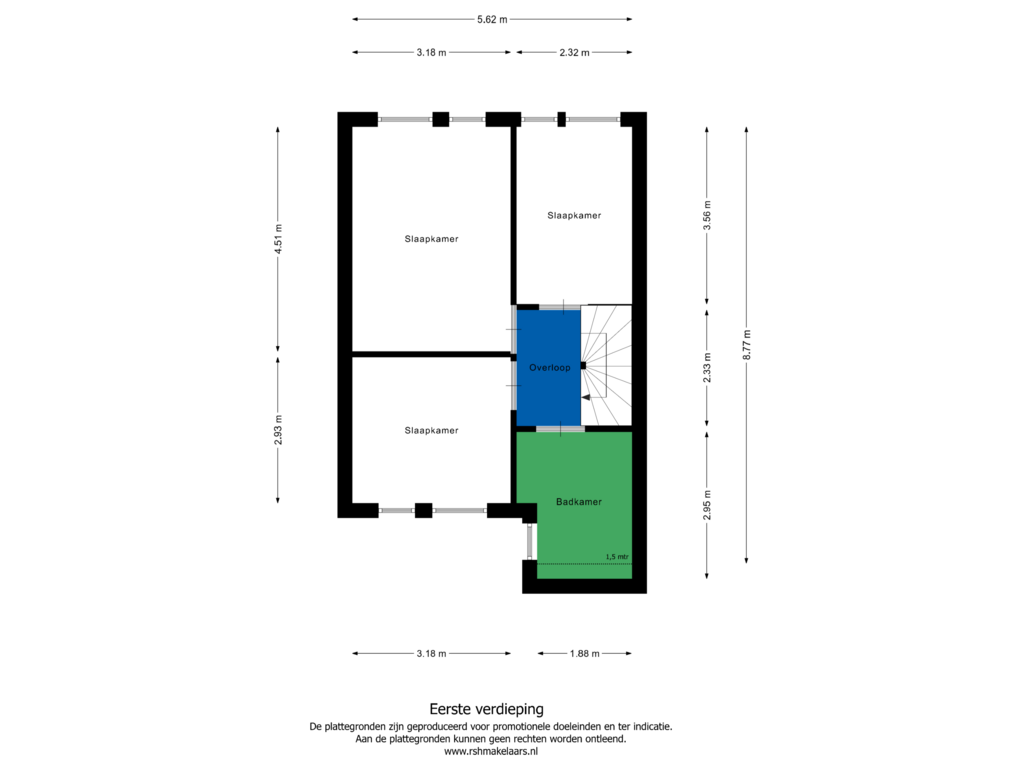 Bekijk plattegrond van Floor 1 van Bouwmeestershoeve 18