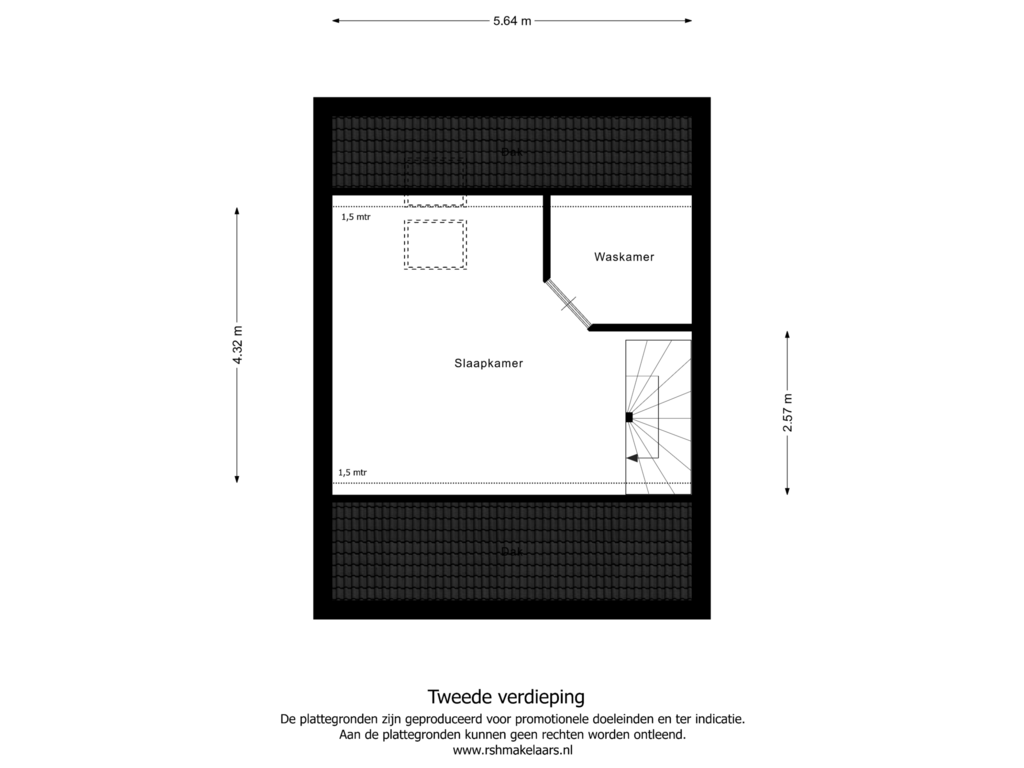 Bekijk plattegrond van Floor 2 van Bouwmeestershoeve 18