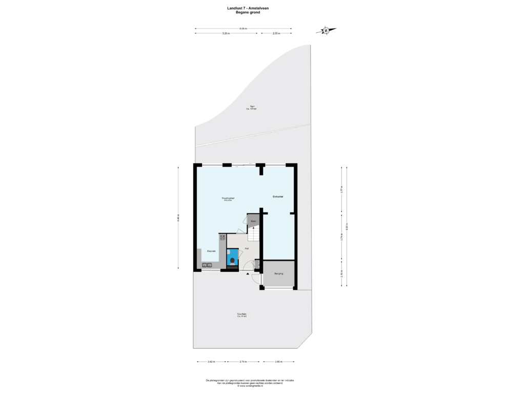 View floorplan of Begane grond of Landlust 7