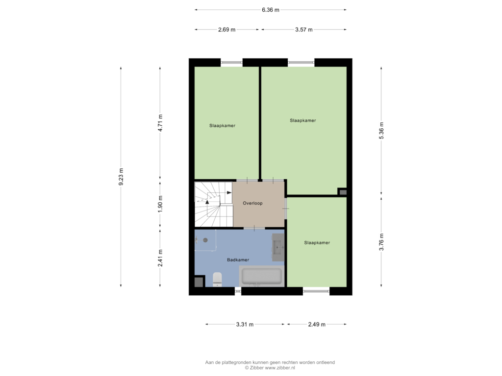 Bekijk plattegrond van Eerste verdieping van Engelse Park 65