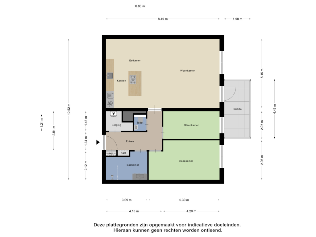 Bekijk plattegrond van Appartement van Westerschelde 7