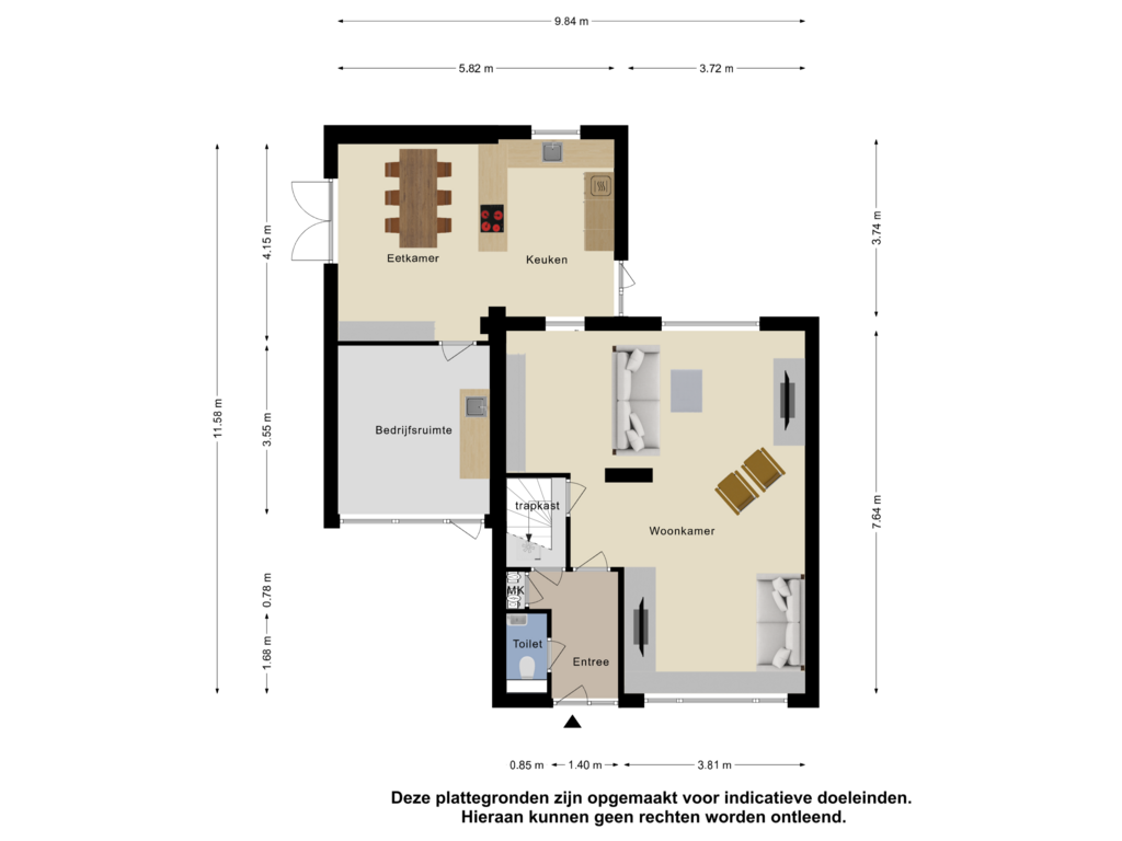 Bekijk plattegrond van Begane Grond van van Asschendorplaan 11