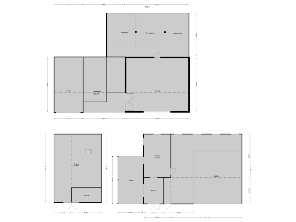 Bekijk plattegrond van berging van Marssestraat 29